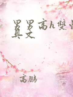 男男高h双性道具文