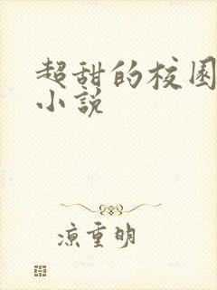 超甜的校园言情小说