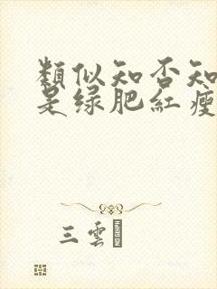 类似知否知否应是绿肥红瘦的电视剧
