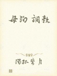 母狗 调教