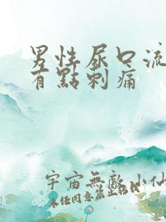 男性尿口流黄脓有点刺痛