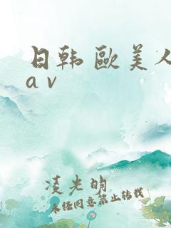 日韩 欧美人妻a v