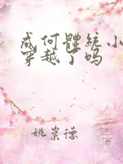 成何体统小太子穿越了吗