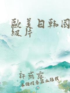 欧美日韩国产一级片