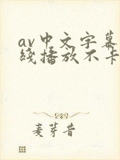 av中文字幕在线播放不卡 av中文字幕在线播放不卡