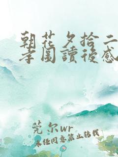 朝花夕拾二十四孝图读后感400字左右