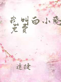 我叫白小飞全集免费