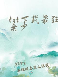 txt下载最狂弃少