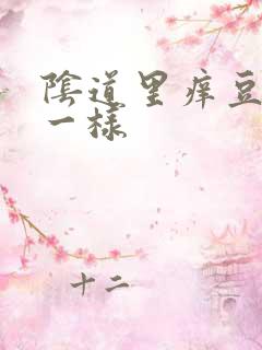 阴道里痒豆腐渣一样