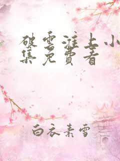 破云淮上小说全集免费看