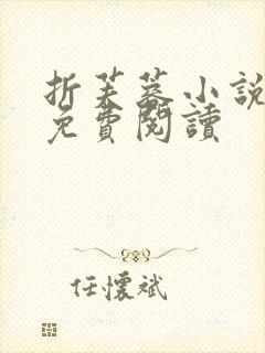 折芙蓉小说全文免费阅读