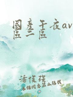 国产午夜av一区二区