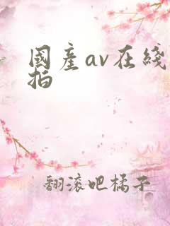 国产av在线偷拍