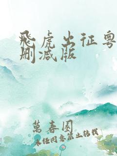 飞虎出征粤语无删减版
