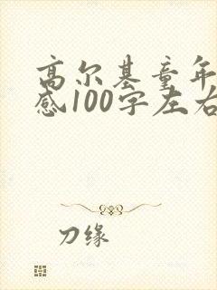 高尔基童年读后感100字左右