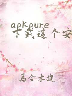 apkpure下载这个安卓最新版