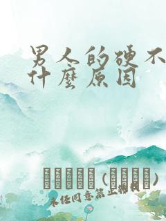 男人的硬不了是什么原因