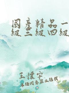 国产精品一级二级三级四级