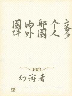 国内哪个交友软件外国人多
