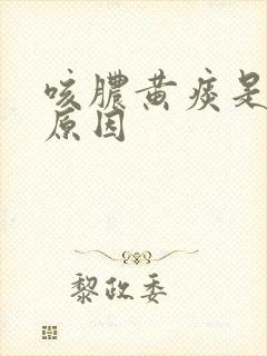 咳脓黄痰是什么原因