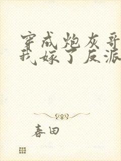 穿成炮灰哥儿后我嫁了反派 穿成炮灰哥儿后我嫁了反派