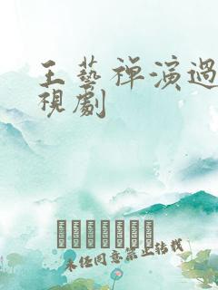 王艺禅演过的电视剧
