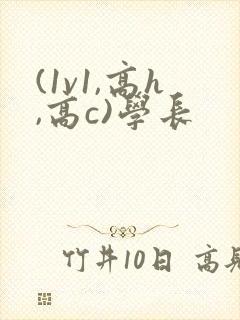 (1v1,高h,高c)学长
