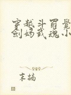 穿越斗罗觉醒老剑妈武魂小说