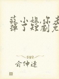 苏小姐,你老公掉了短剧免费观看