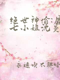 绝世神偷:废柴七小姐沈炎萧