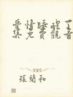 爱情睡醒了40集免费观看西瓜