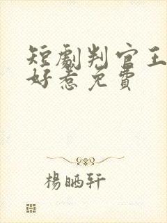 短剧判官王妃不好惹免费