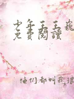 少年王王巍完本免费阅读