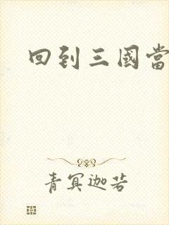 回到三国当保镖