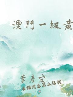 澳门一级黄色网