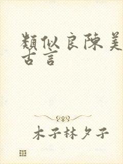 类似良陈美锦的古言