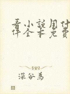 看小说用什么软件全本免费