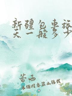 新疆包车旅游一天一般多少钱
