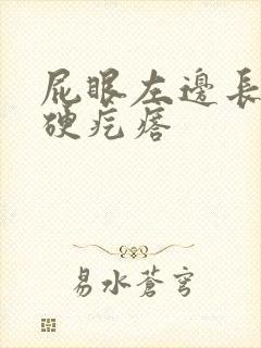 屁眼左边长了个硬疙瘩