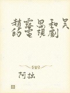 赵露思和吴磊演的电视剧