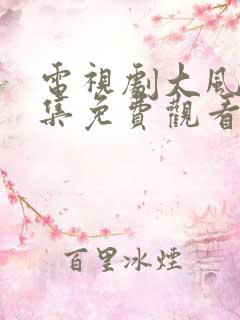电视剧大风歌全集免费观看完整版