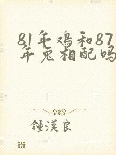 81年鸡和87年兔相配吗