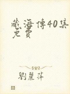 藏海传40集全免费