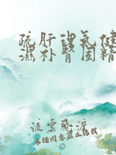 疏肝理气健脾祛湿补肾固精