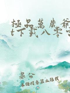 极品万岁爷txt下载八零电子书
