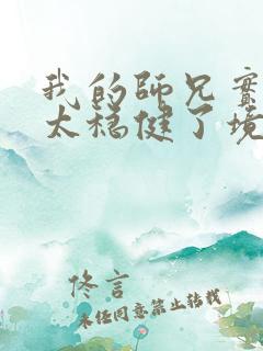 我的师兄实在是太稳健了境界排行