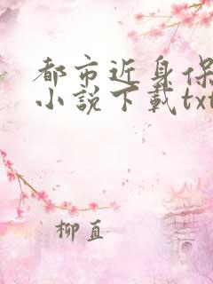 都市近身保镖 小说下载txt