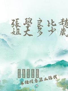 张学良比赵四小姐大多少岁啊 张学良比赵四小姐大多少岁啊