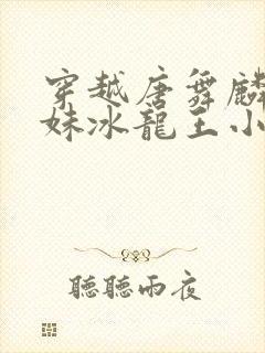 穿越唐舞麟的妹妹冰龙王小说 穿越唐舞麟的妹妹冰龙王小说