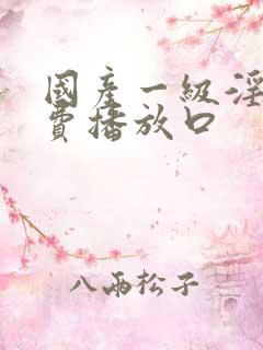 国产一级淫片免费播放口
